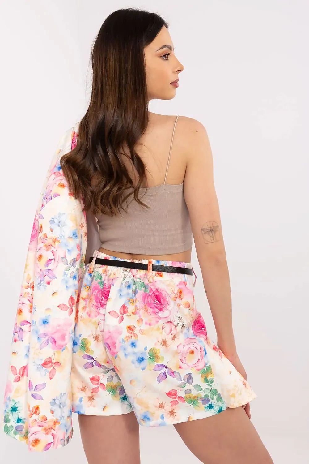 Women blazer and shorts set