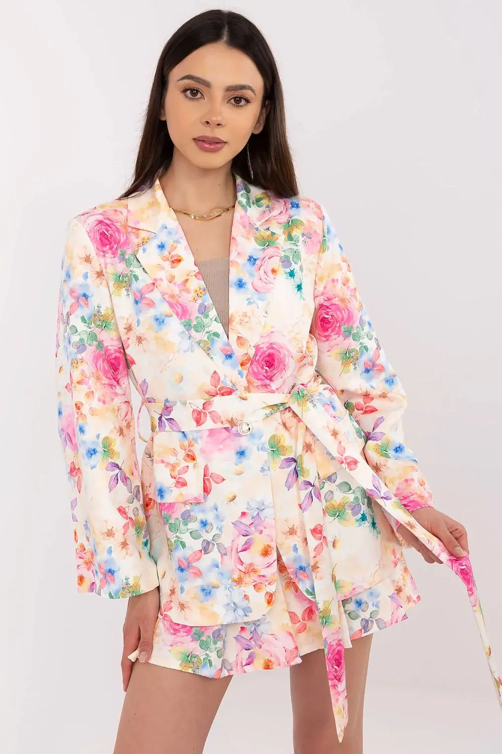 Women blazer and shorts set