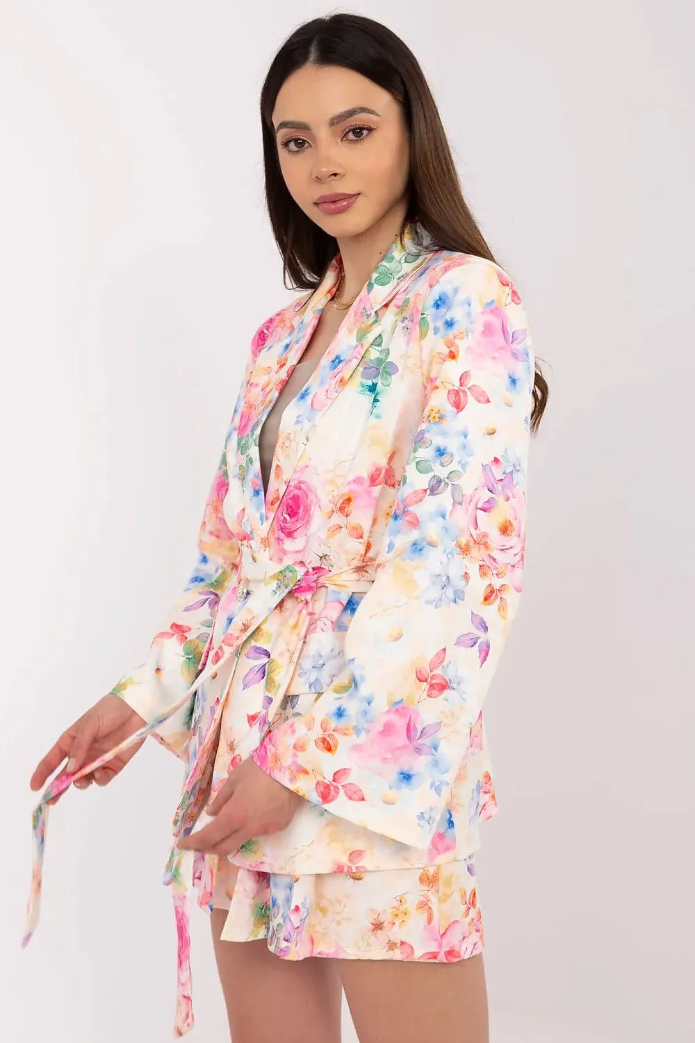Women blazer and shorts set