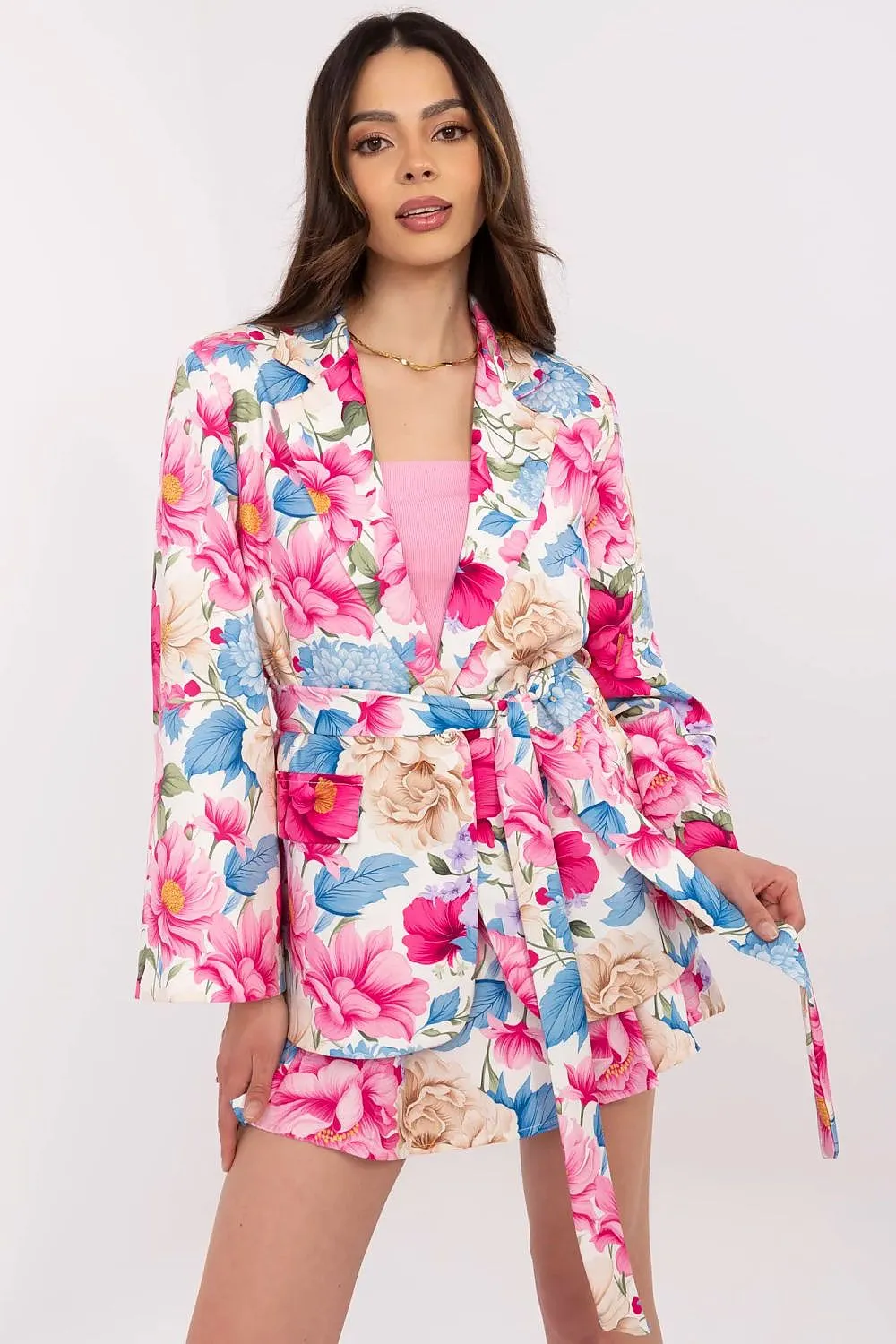 Women blazer and shorts set