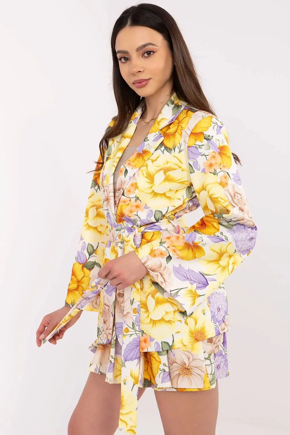 Women blazer and shorts set