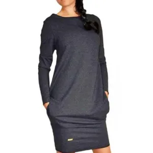 Women Dress Casual Clothing Work Wear Office Party Dresses Long Sleeve Plus Size Vestidos