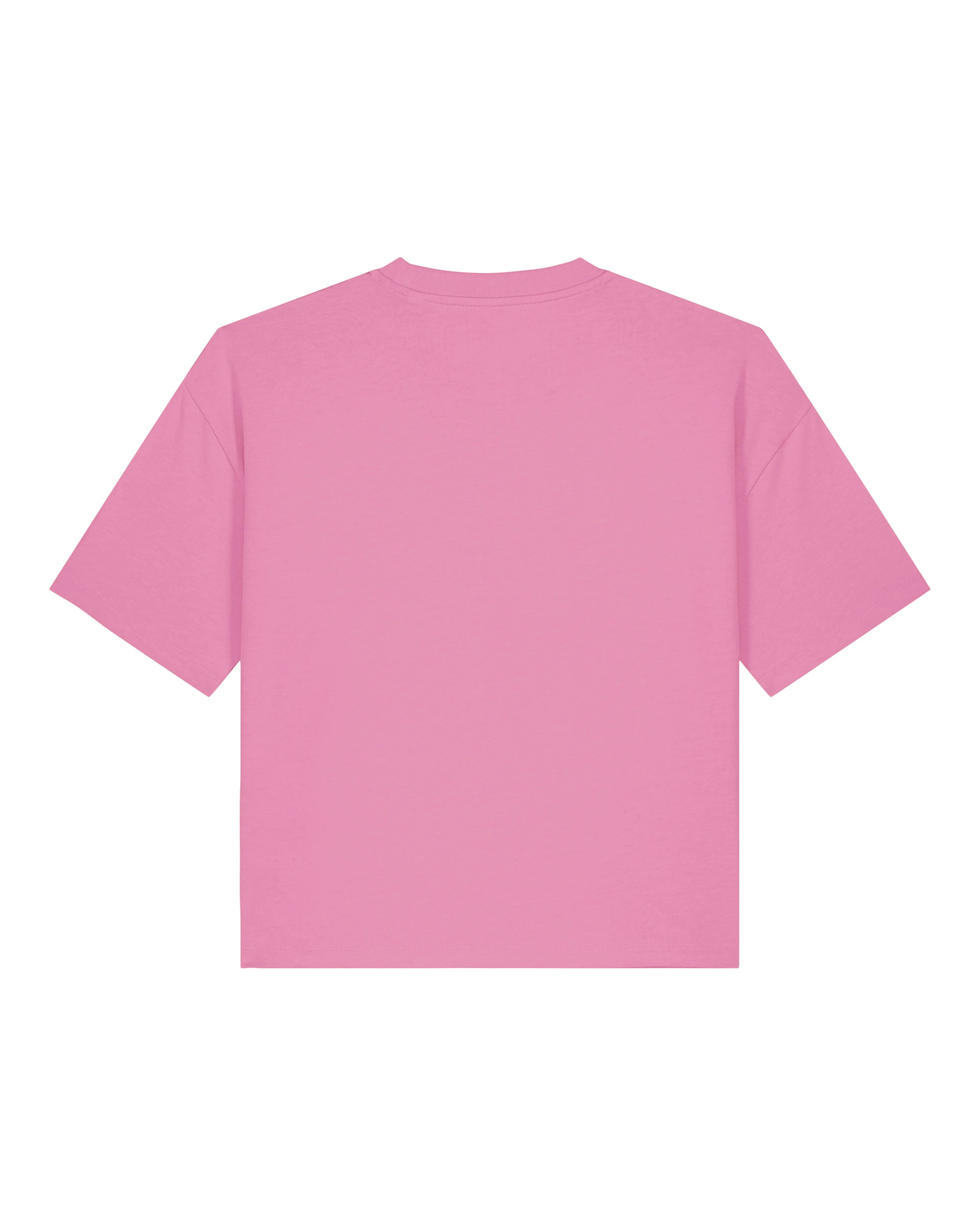 Women's Organic Cotton Boxy T-Shirt | Azalea Pink