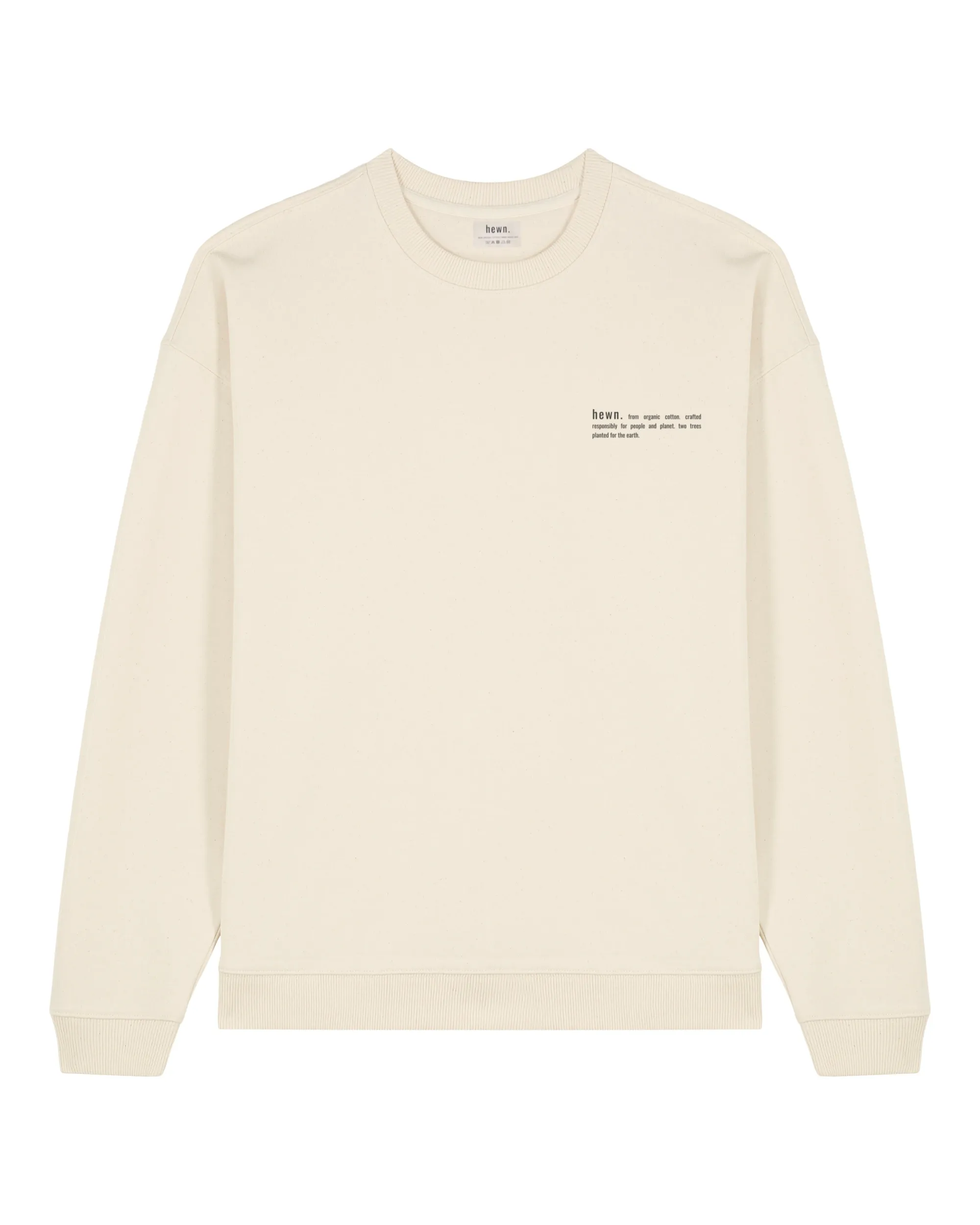 Women's Organic Cotton Signature Oversized Sweatshirt | Natural Cotton
