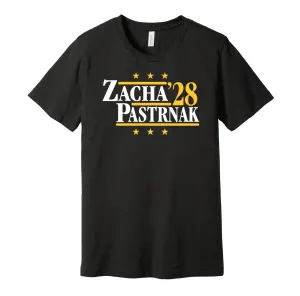 Zacha & Pastrnak '28 - Boston Hockey Political Campaign Parody T-Shirt - Hyper Than Hype Shirts