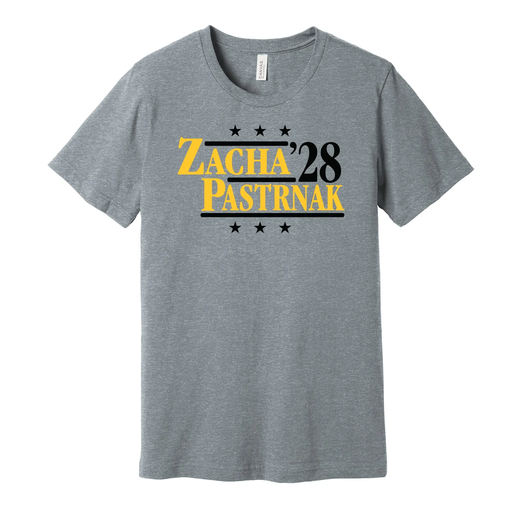 Zacha & Pastrnak '28 - Boston Hockey Political Campaign Parody T-Shirt - Hyper Than Hype Shirts